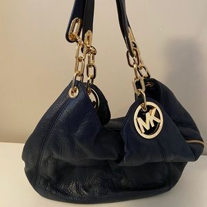 Navy blue Michael Kors bag